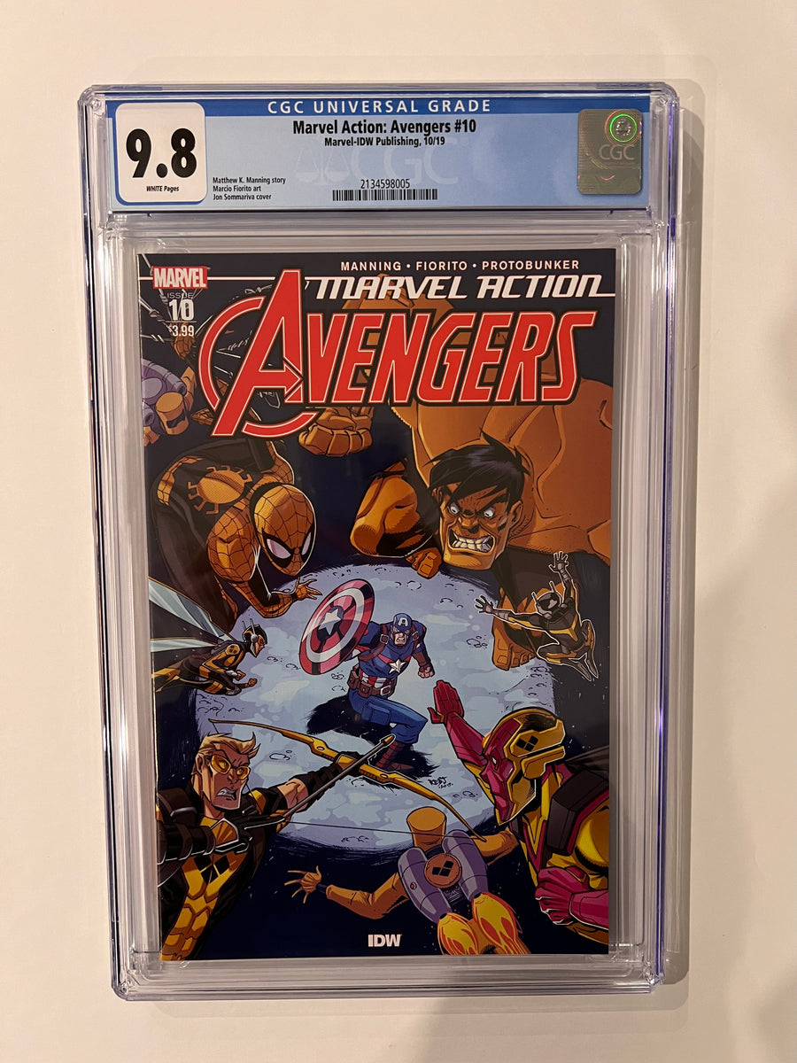 Marvel Action Avengers #10 CGC 9.8| Cybertron Comics