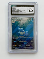 2023 Pokémon Wartortle 171/165 Full Art IR Scarlet & Violet 151 ENG CGC 9.5  Mint +
