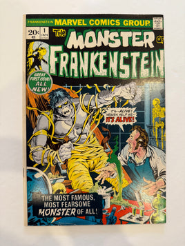 THE MONSTER OF FRANKENSTEIN  #1 VF/NM 1ST APP AND ORIGIN OF FRANKENSTEIN