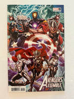 AVENGERS ASSEMBLE ALPHA #1 MARK BROOKS HIDDEN GEM 1:50 VARIANT 2022 MARVEL NM