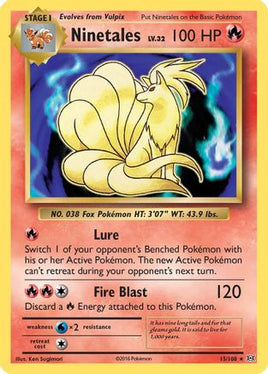 Ninetales 015/108  - Holofoil XY  Evolutions - Holo Rare
