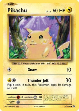 Pikachu 035/108  XY  Evolutions - Common