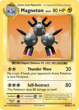 Magneton 038/108  - Holofoil XY  Evolutions - Holo Rare