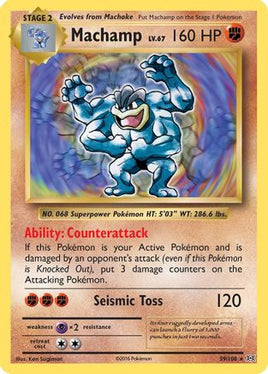 Machamp 059/108  - Reverse Holofoil XY  Evolutions - Holo Rare