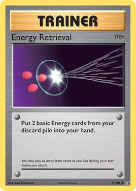Energy Retrieval 077/108  XY  Evolutions - Uncommon
