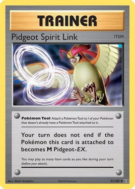 Pidgeot Spirit Link 081/108  XY  Evolutions - Uncommon