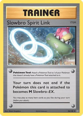 Slowbro Spirit Link 086/108  - Reverse Holofoil XY  Evolutions - Uncommon