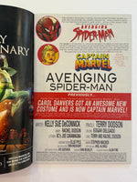 AVENGING SPIDERMAN 9 NM FIRST CAROL DANVERS AS CAP MARVEL NEW MOVIE 2012