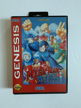 Sega Genesis Mega Man Wily Wars Reproduction game and case