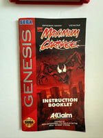 Sega Genesis Maximum Carnage