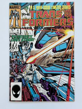 Transformers #4 1st Shockwave (1985 Marvel Comics)