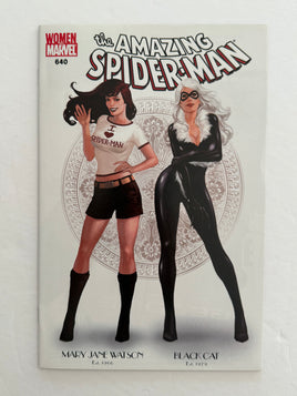 AMAZING SPIDER-MAN #640 WOMEN OF MARVEL VARIANT COVEr, 2010