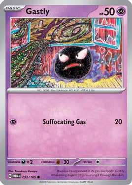 Gastly 092/165  SV Scarlet & Violet 151 - Common