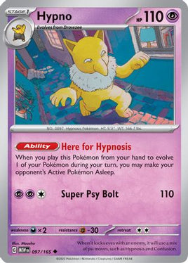 Hypno 097/165  SV Scarlet & Violet 151 - Uncommon