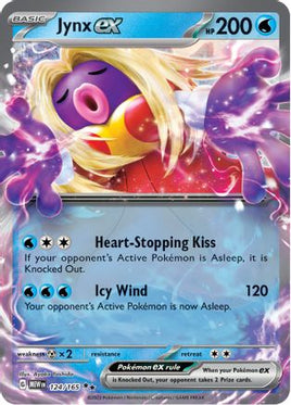 Jynx ex 124/165  - Holofoil SV Scarlet & Violet 151 - Double Rare