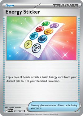 Energy Sticker 159/165  SV Scarlet & Violet 151 - Uncommon