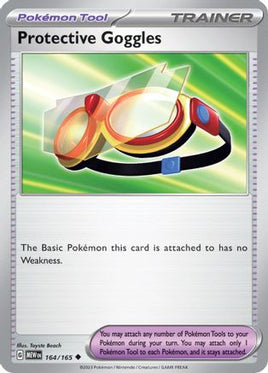 Protective Goggles 164/165  - Reverse Holofoil SV Scarlet & Violet 151 - Uncommon