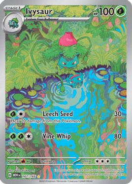 Ivysaur 167/165  - Holofoil SV Scarlet & Violet 151 - Illustration Rare