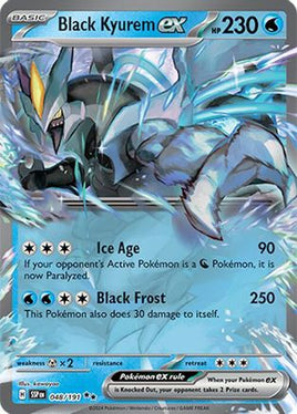 Black Kyurem ex 048/191  - Holofoil SV08 Surging Sparks - Double Rare
