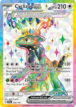 Cyclizar ex 228/191  - Holofoil SV08 Surging Sparks - Ultra Rare