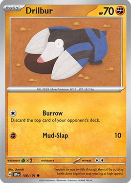 Drilbur 108/191  SV08 Surging Sparks - Common