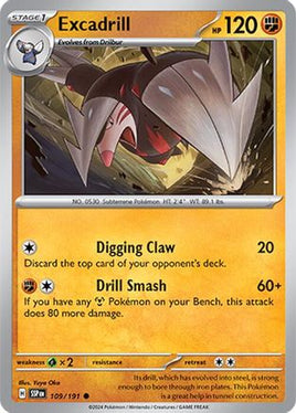 Excadrill 109/191  SV08 Surging Sparks - Common