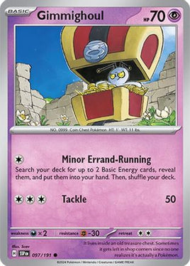 Gimmighoul 097/191  SV08 Surging Sparks - Common