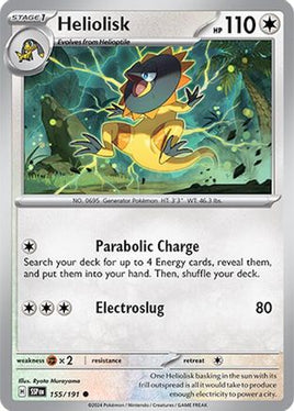 Heliolisk 155/191  SV08 Surging Sparks - Common
