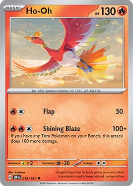 Ho-Oh 019/191  SV08 Surging Sparks - Uncommon