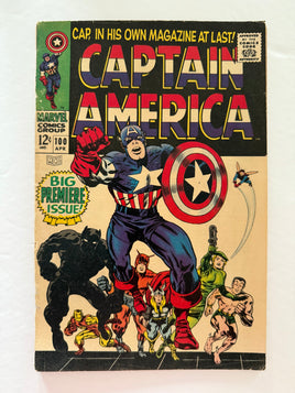 Captain America #100 1968 Silver Age Stan Lee Jack Kirby