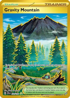 Gravity Mountain 250/191  - Holofoil SV08 Surging Sparks - Hyper Rare