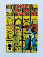 Transformers Universe #2 - Marvel 1987 Wraparound cover.