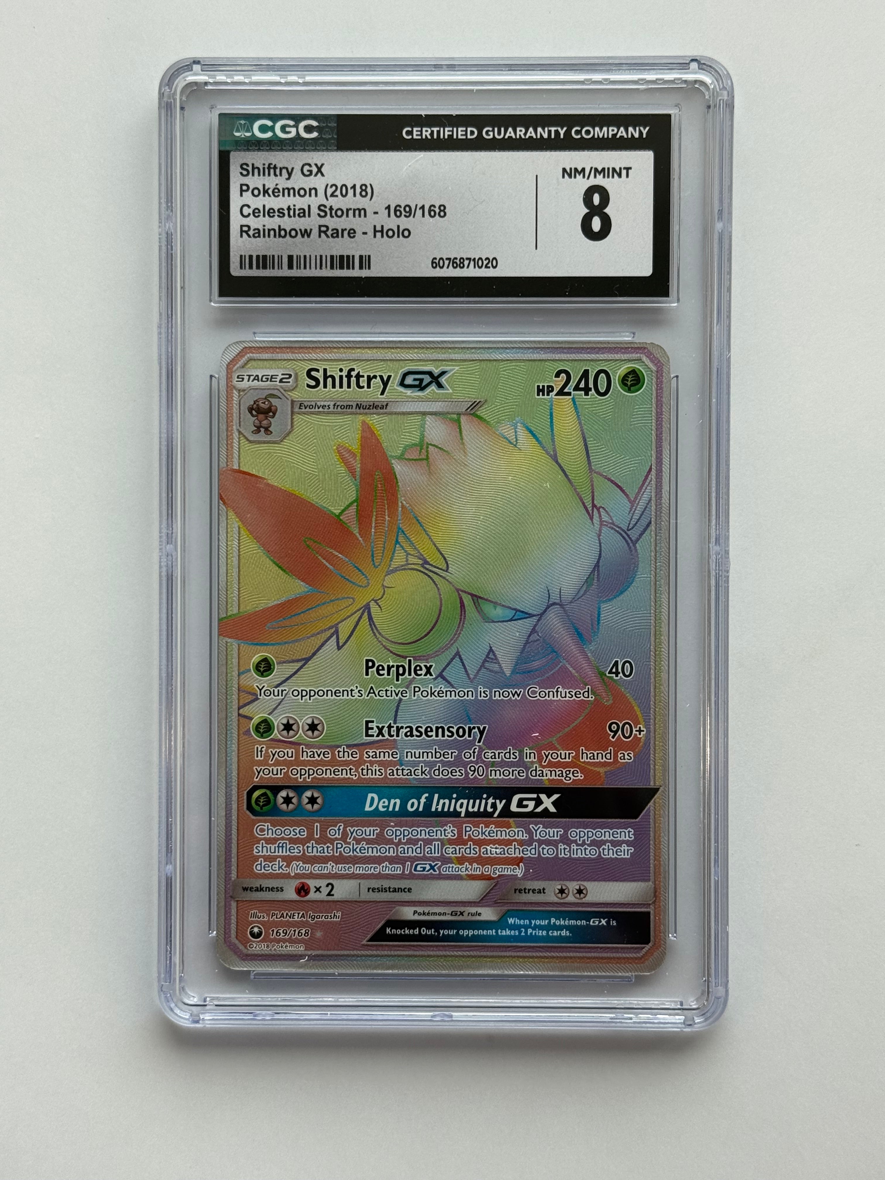 Shiftry GX - 169/168 - Pokemon Celestial Storm Sun & Moon Secret
