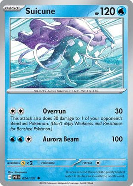 Suicune 024/131  - Reverse Holofoil SV Prismatic Evolutions - Uncommon