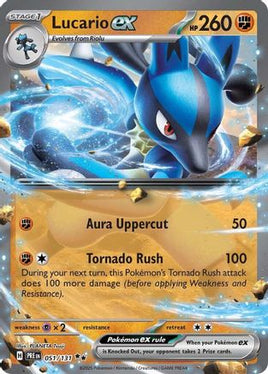 Lucario ex 051/131  - Holofoil SV Prismatic Evolutions - Double Rare
