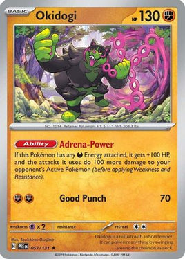 Okidogi 057/131  - Reverse Holofoil SV Prismatic Evolutions - Rare