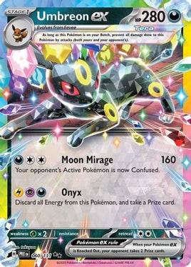 Umbreon ex 060/131  - Holofoil SV Prismatic Evolutions - Double Rare