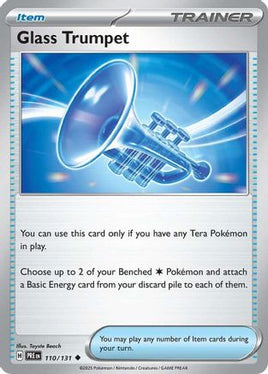Glass Trumpet 110/131  - Reverse Holofoil SV Prismatic Evolutions - Uncommon