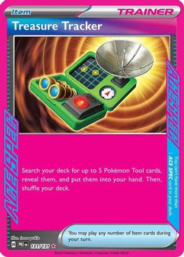 Treasure Tracker 131/131  - Holofoil SV Prismatic Evolutions - ACE SPEC Rare