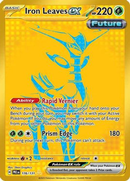 Iron Leaves ex 176/131  - Holofoil SV Prismatic Evolutions - Hyper Rare