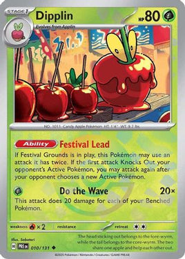 Dipplin (Poke Ball Pattern) 010/131  - Holofoil SV Prismatic Evolutions - Uncommon