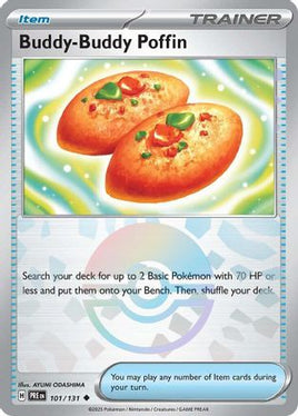Buddy-Buddy Poffin (Poke Ball Pattern) 101/131  - Holofoil SV Prismatic Evolutions - Uncommon