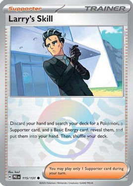 Larry's Skill 115/131  - Holofoil SV Prismatic Evolutions - Common