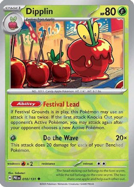 Dipplin (Master Ball Pattern) 010/131  - Holofoil SV Prismatic Evolutions - Uncommon