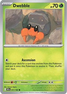 Dwebble 011  SV10 Destined Rivals - Common