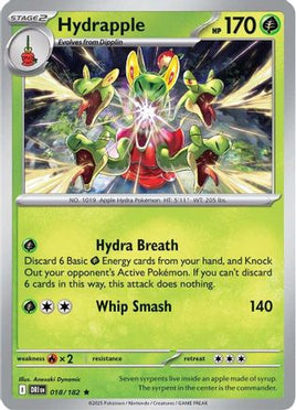 Hydrapple 018/182  - Holofoil SV10 Destined Rivals - Rare