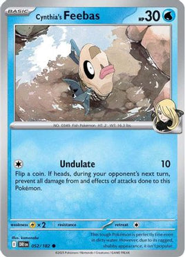 Cynthia's Feebas 052  SV10 Destined Rivals - Common
