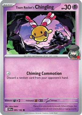 Team Rocket's Chingling 085  SV10 Destined Rivals - Common