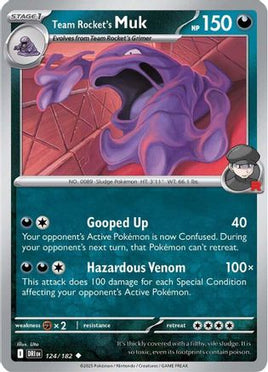 Team Rocket's Muk 124  SV10 Destined Rivals - Uncommon