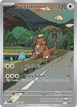 Kangaskhan 204/182  - Holofoil SV10 Destined Rivals - Illustration Rare